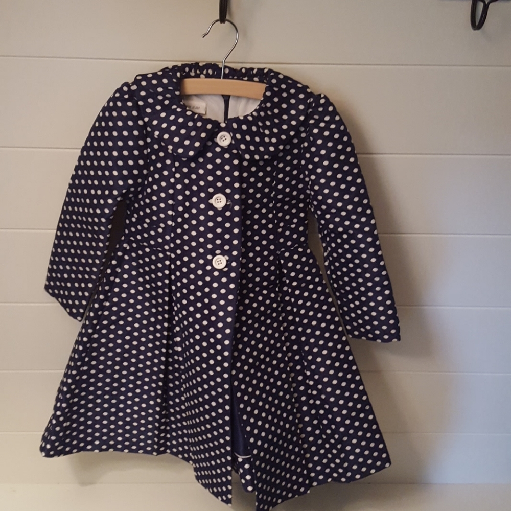 Bonnie Jean Toddler Girl Dress & Coat Matching Set